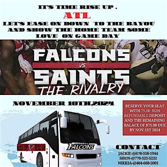 Falcons vs Saints Road Trip