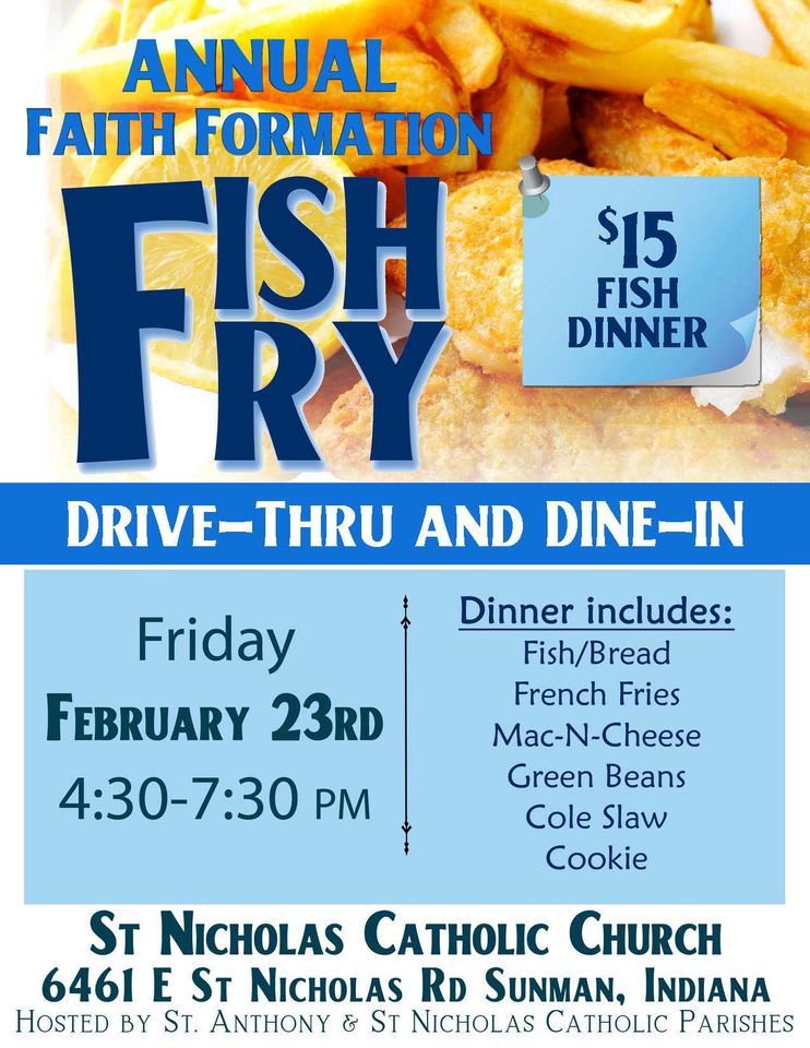 Annual Faith Formation Fish Fry