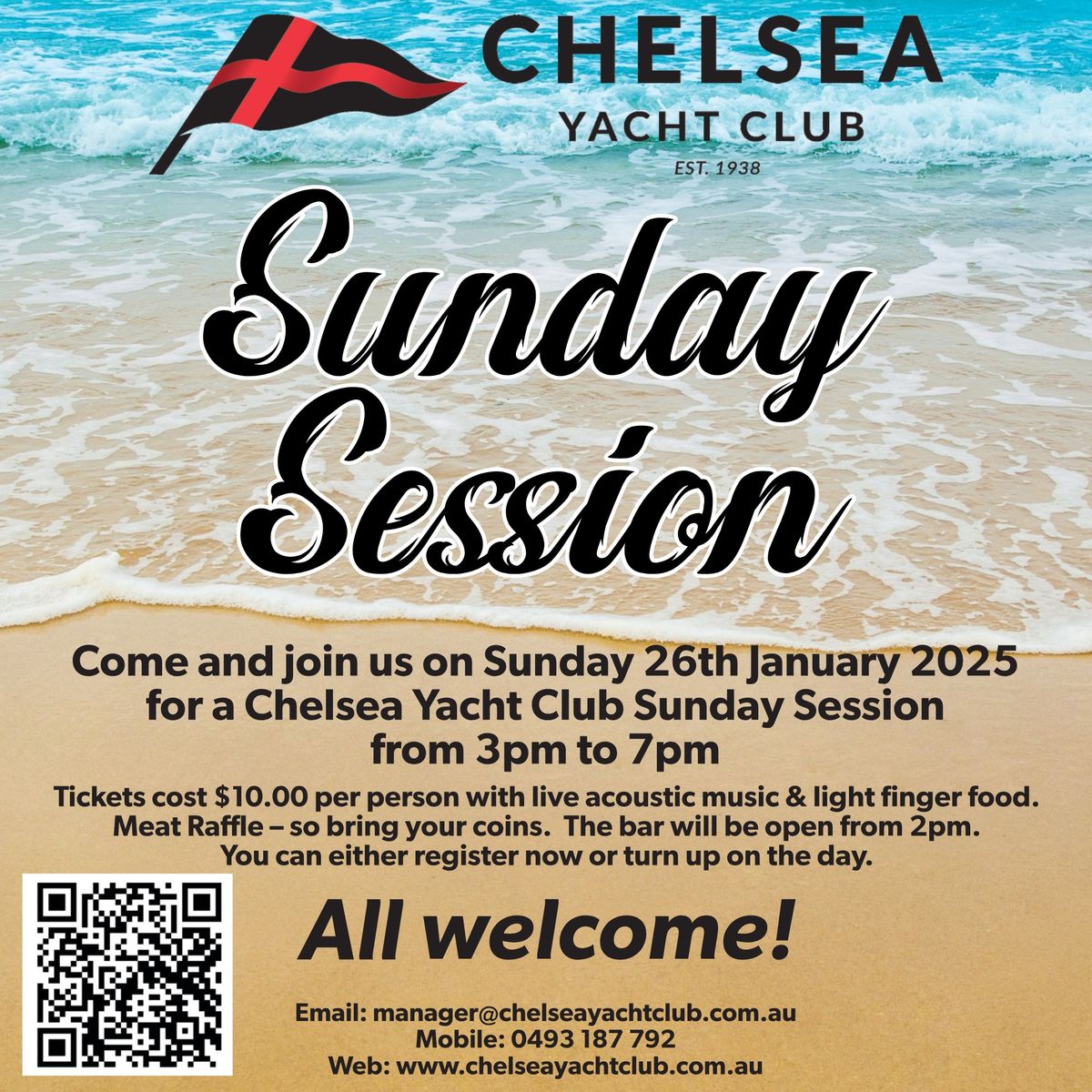 Sunday Session @ CYC All Welcome!