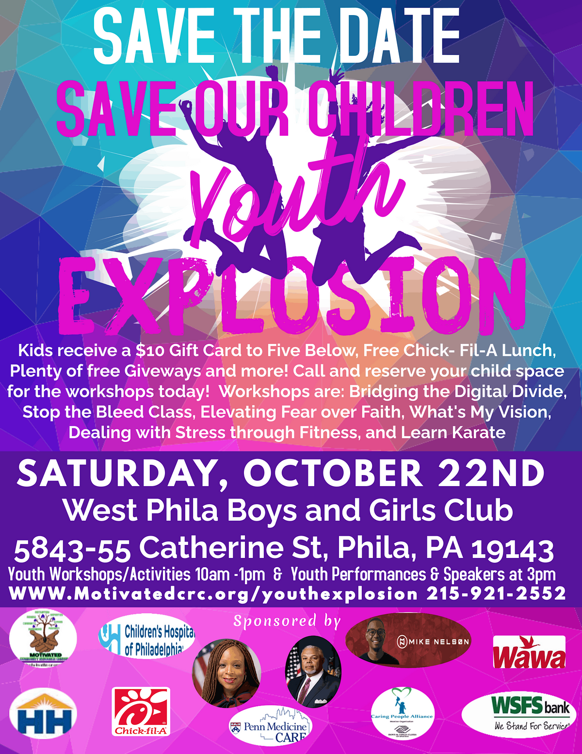 Save Our Children Youth Explosion 2022