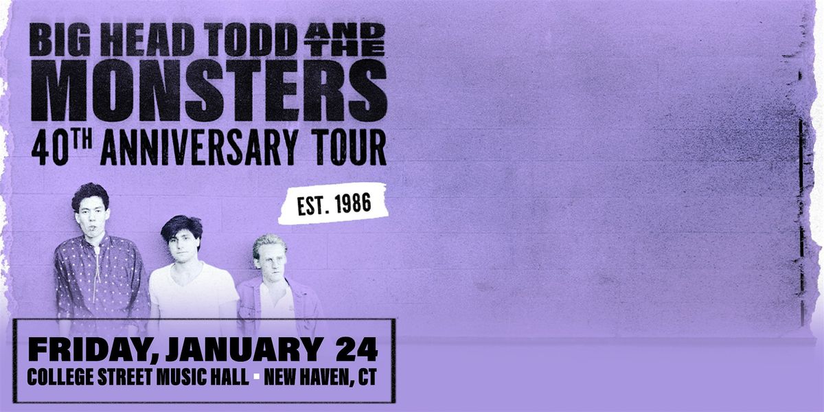 Big Head Todd and the Monsters: 40th Anniversary Tour