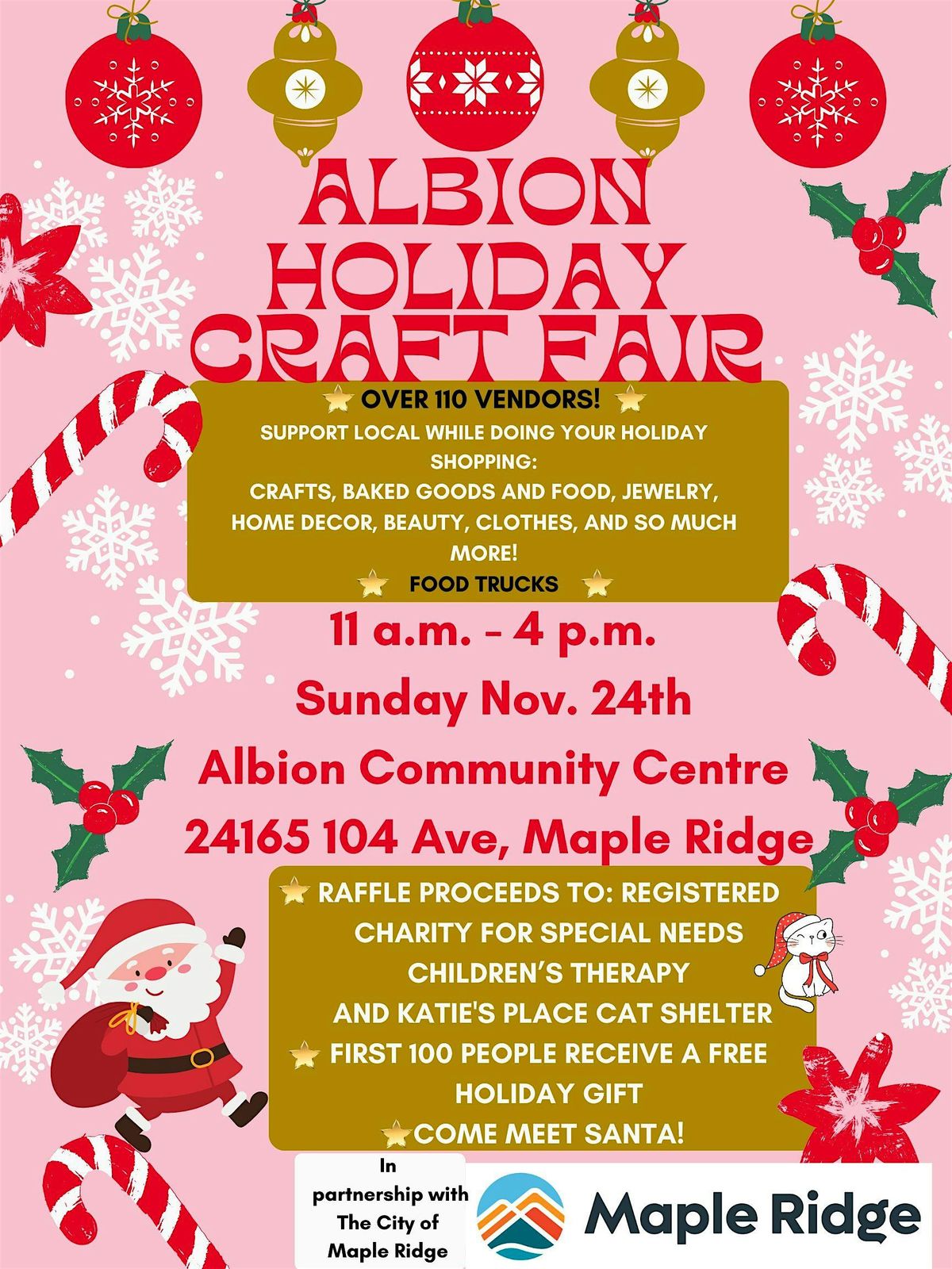 Albion Holiday Craft Fair