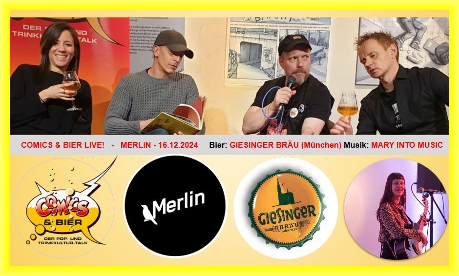 Comics & Bier \u25d8 Merlin \u2013 Stuttgart