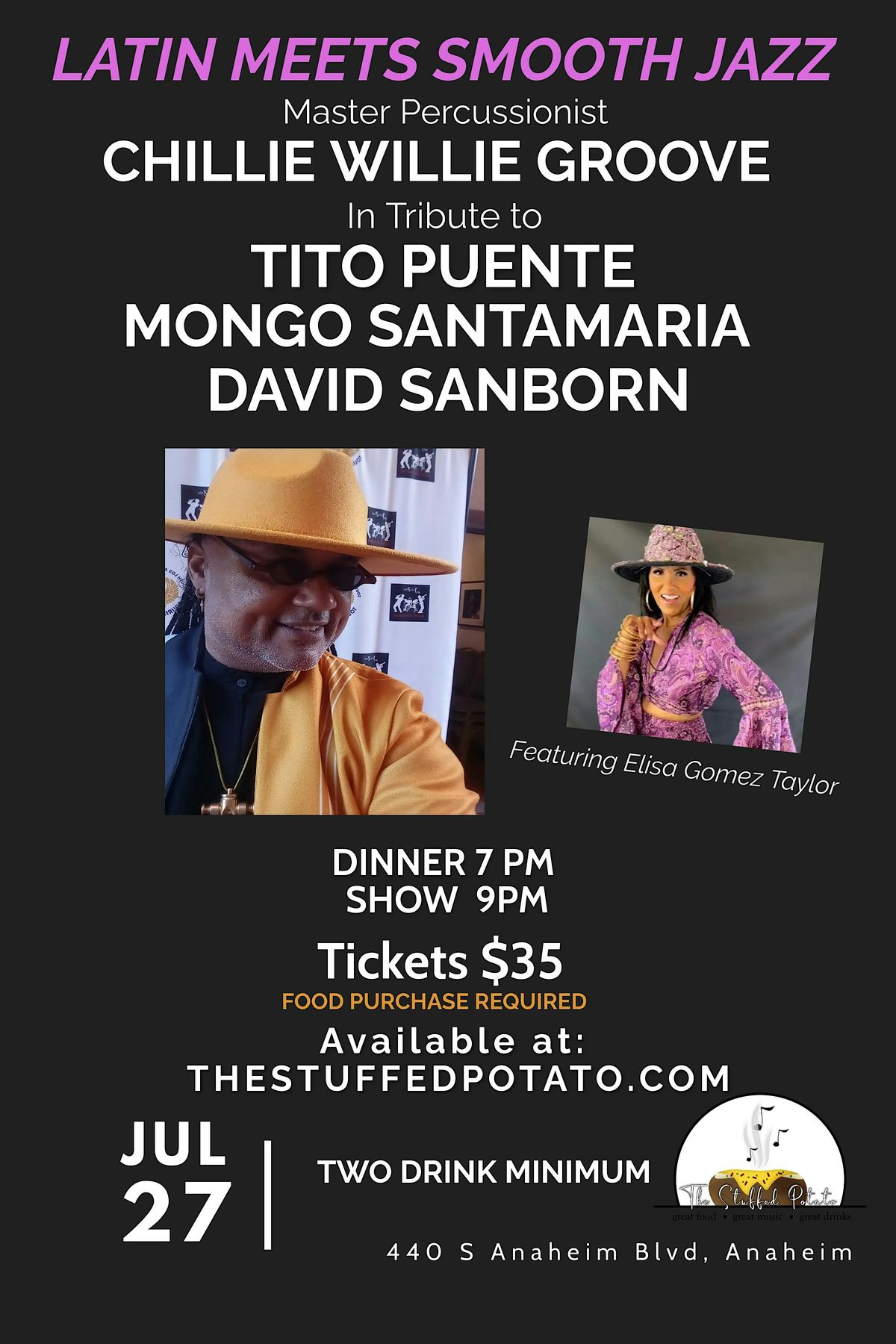 Tribute to Tito Puente, Mongo Santamaria & David Sanborn