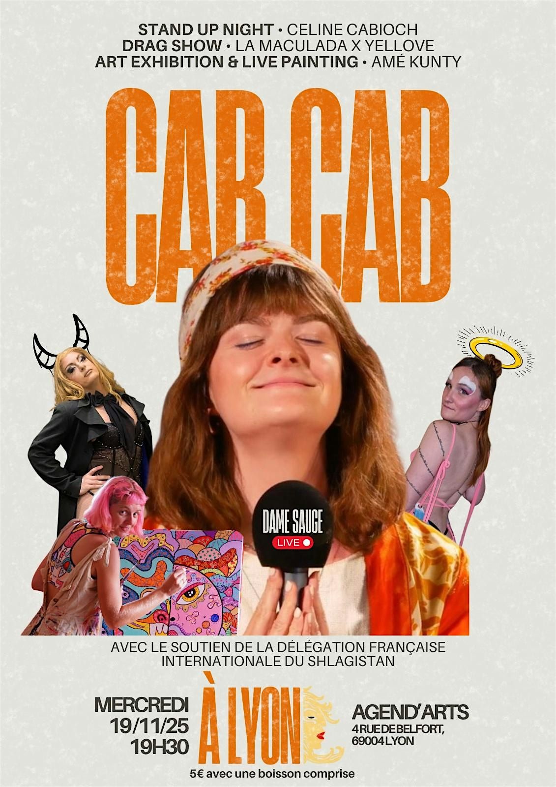 Stand up x Drag Show x Painting Live \u00e0 LYON