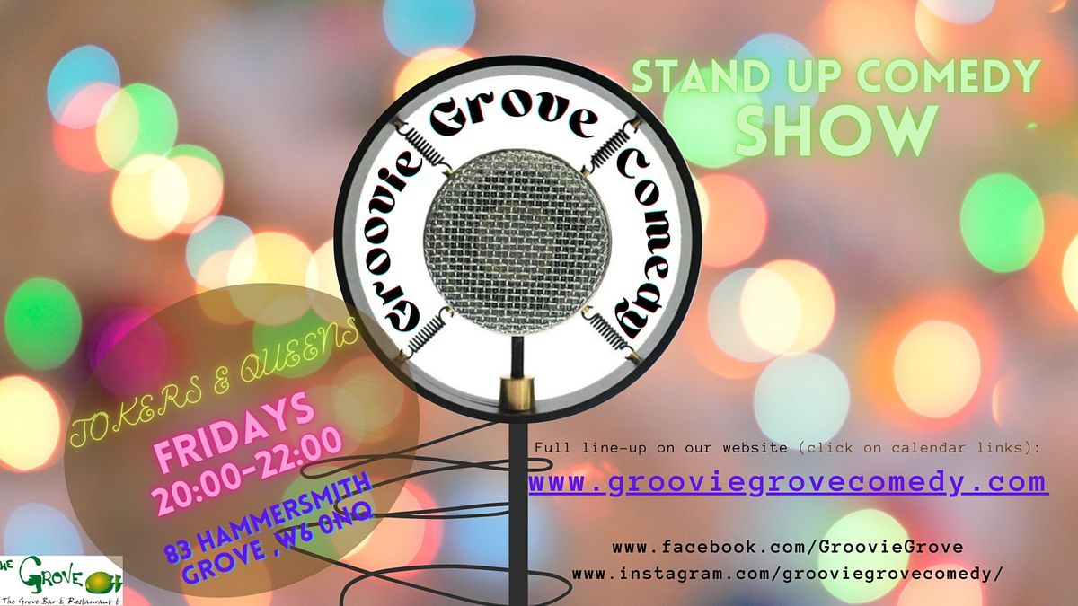 Jokers & Queens Comedy Night - Groovie Grove