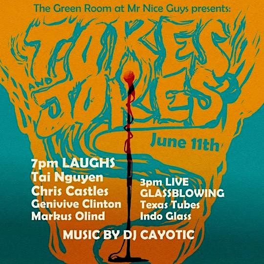 Tokes And Jokes in The Green Room