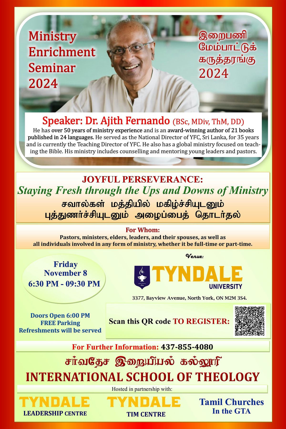 IST Ministry  Enrichment  Seminar  2024 - Dr. Ajith Fernando