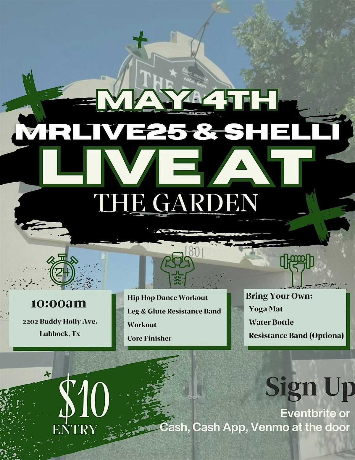 Live At The Garden with Mrlive25 & Shelli