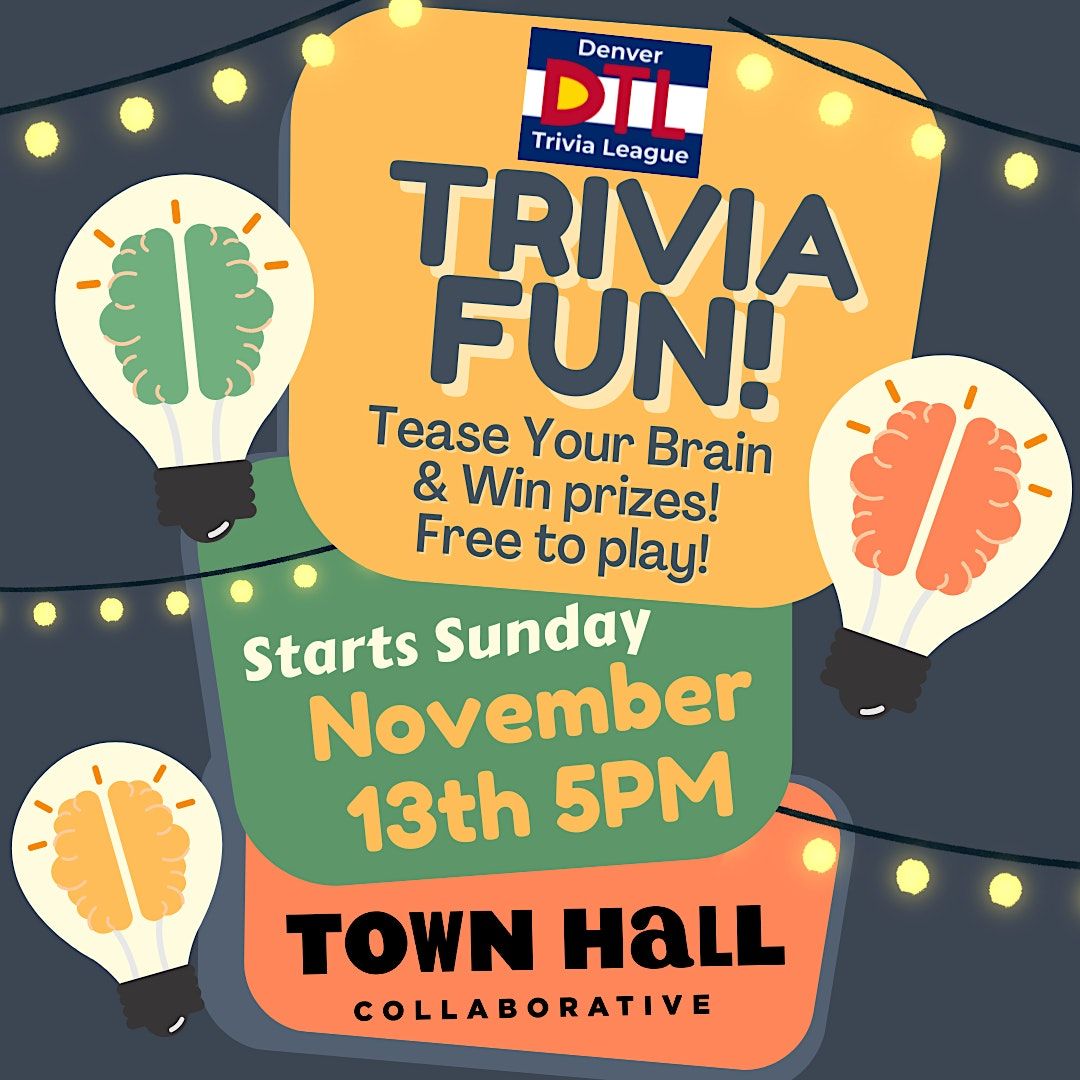 Trivia Night @ Town Hall Collaborative (FREE)