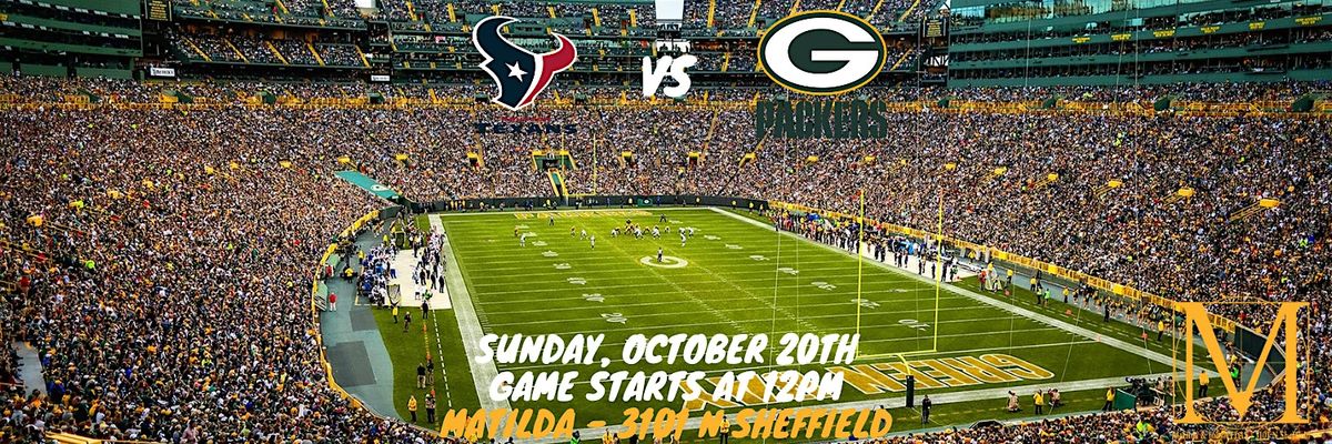 Watch the Green Bay Packers host the Houston Texans in this Offensive Clash