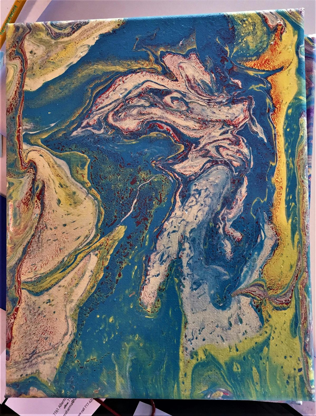 Acrylic Paint Pour at The Vineyard at Hershey