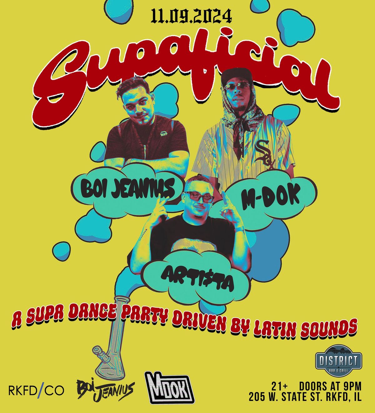 SUPAFICIAL: A supa dance party driven by latin sounds!