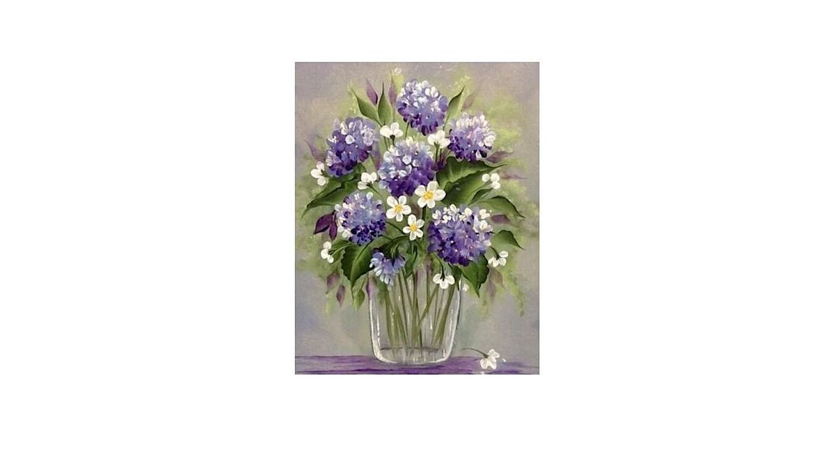 Floral Arrangement on Canvas