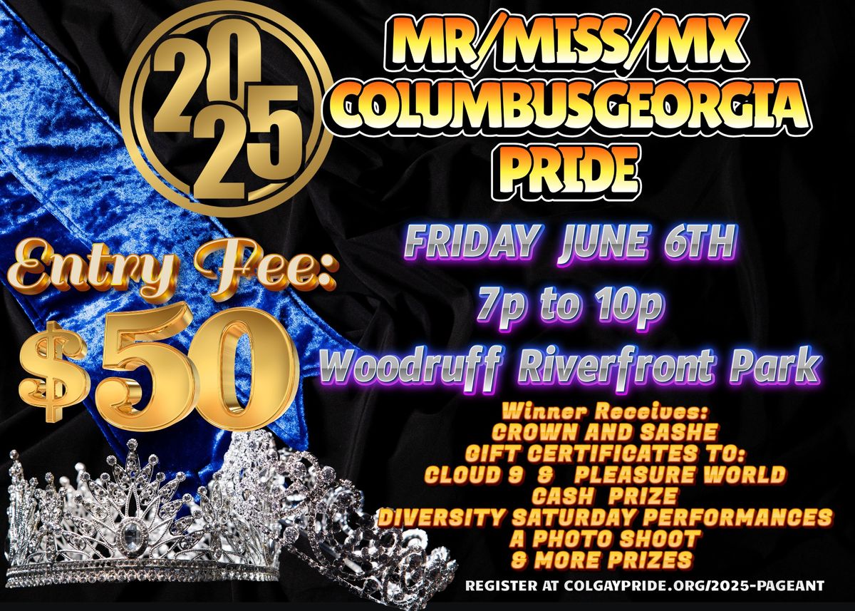 2025 COLUMBUS GEORGIA PRIDE PAGEANT