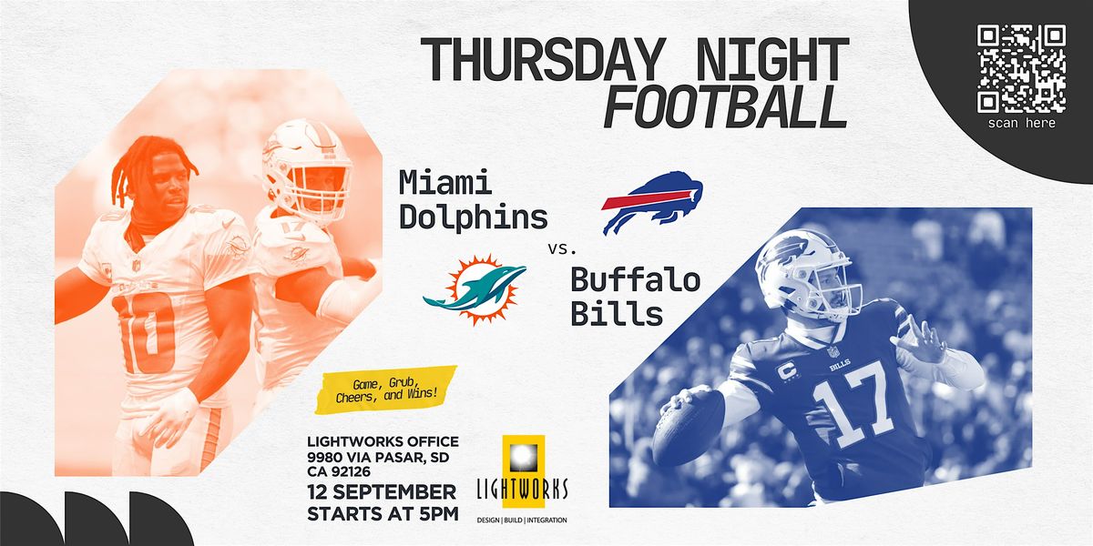 Thursday Night Football: Miami Dolphins vs. Buffalo Bills