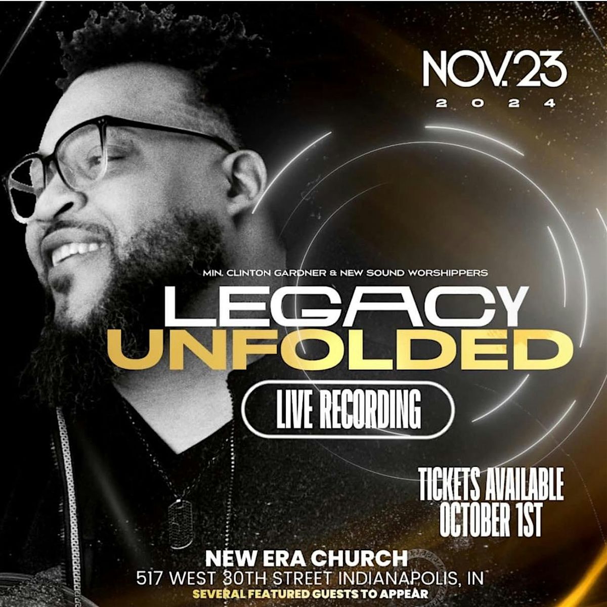 Legacy Unfolded Min. Clinton Gardner & NSW (Live Recording)