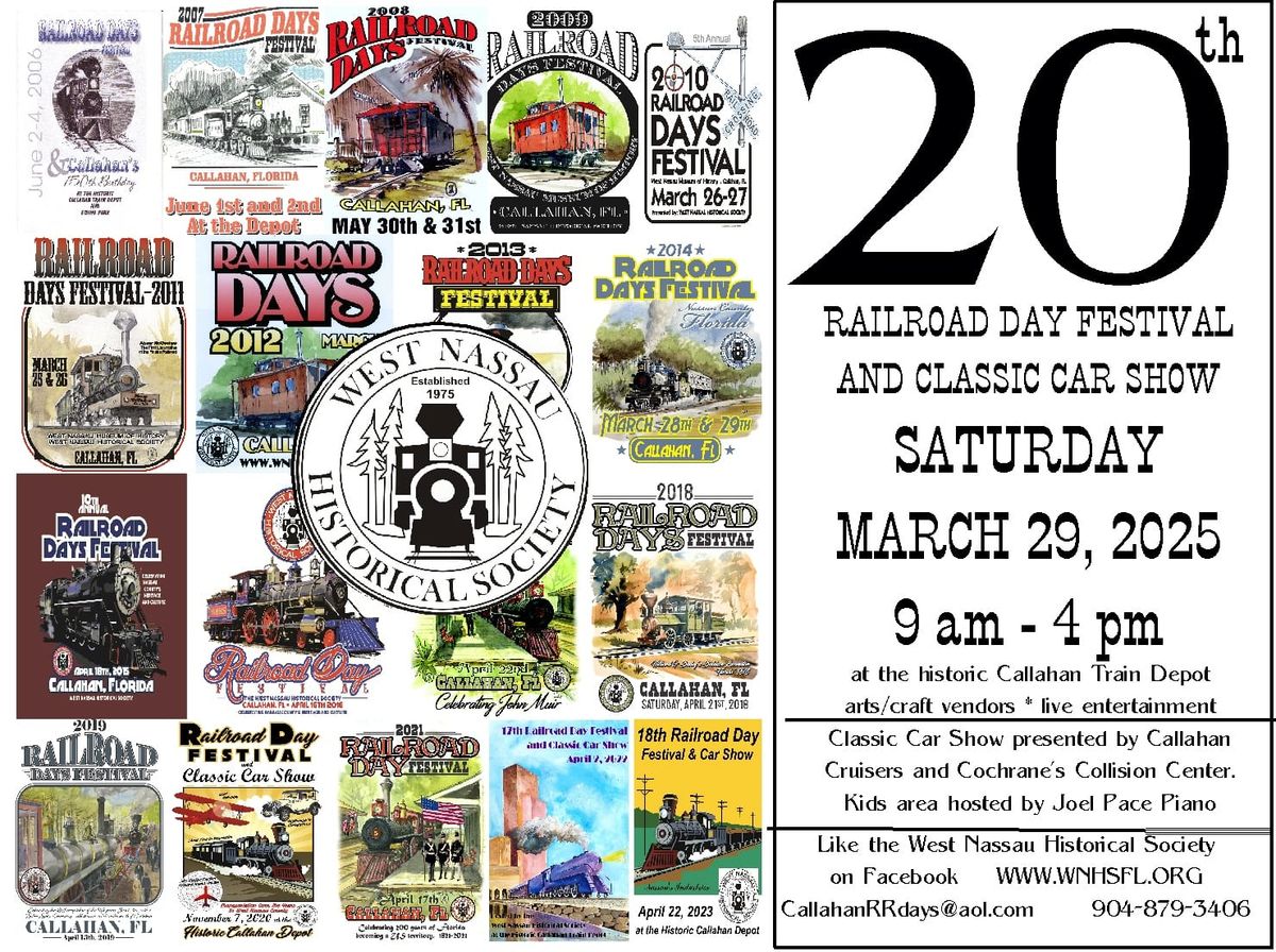 20th Railroad Day Festival and Car Show