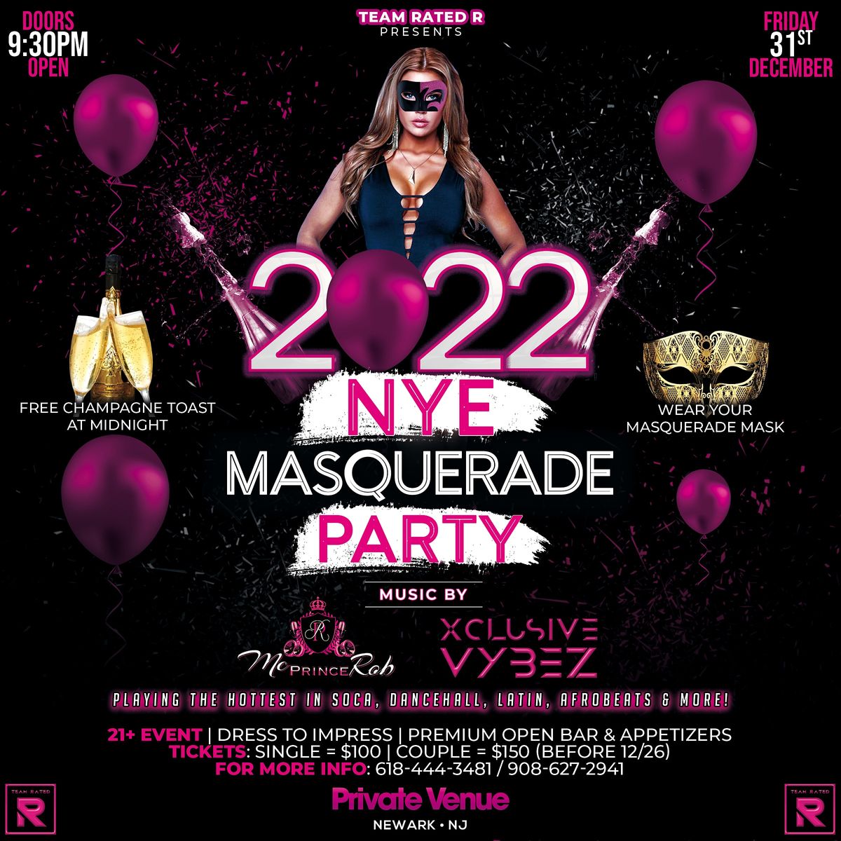 NYE Masquerade Party 2022