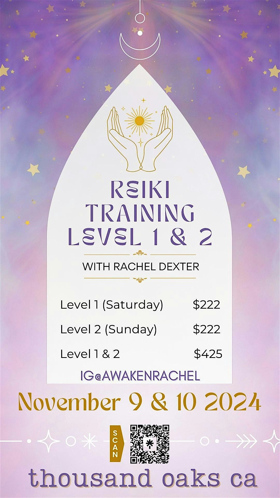 Reiki Level 1 & 2