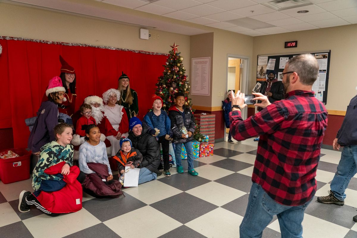 Santa Visits the Saco Fire Department