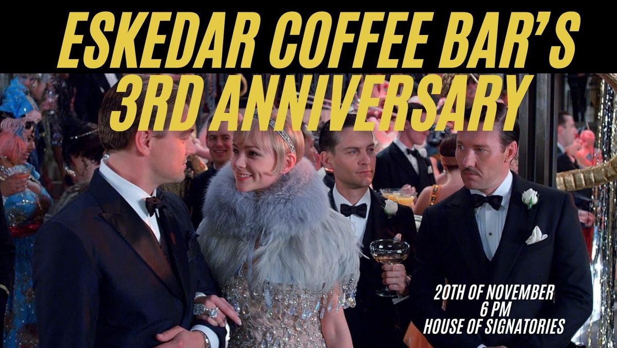 Eskedar Coffee Bar's 3rd Anniversary Party: Gatsby Goes Art Deco