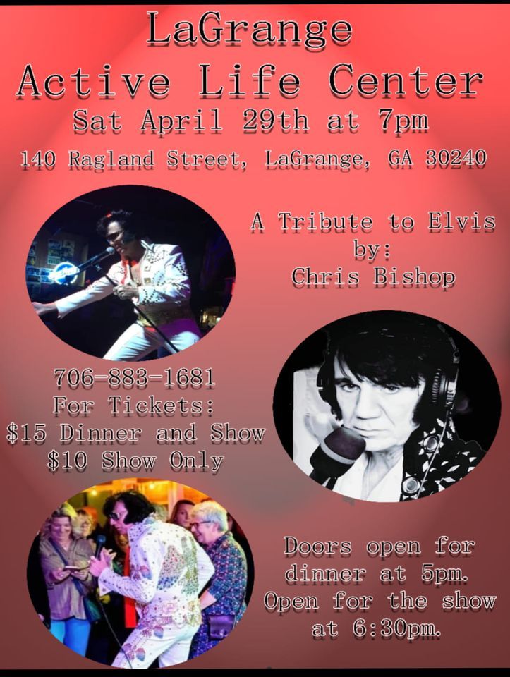 A Night of Elvis Presley music with ETA Chris The Active Life