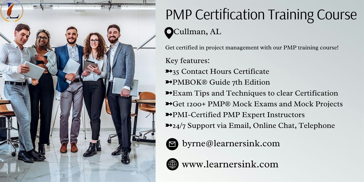 PMP Exam Prep Bootcamp In Cullman, AL