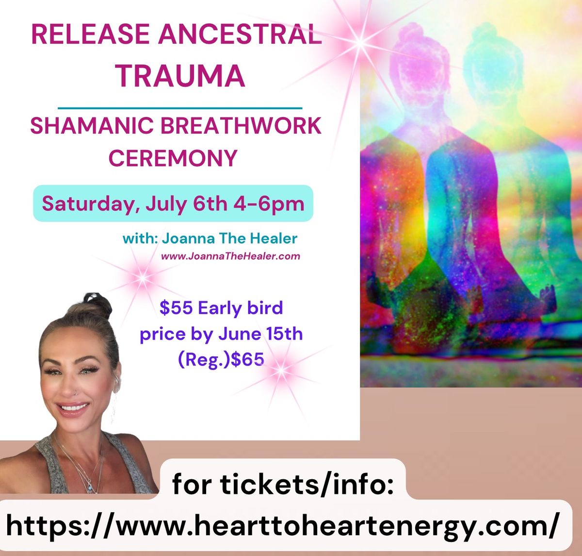 Release Ancestral Trauma with Shamanic Breathwork Ceremony!