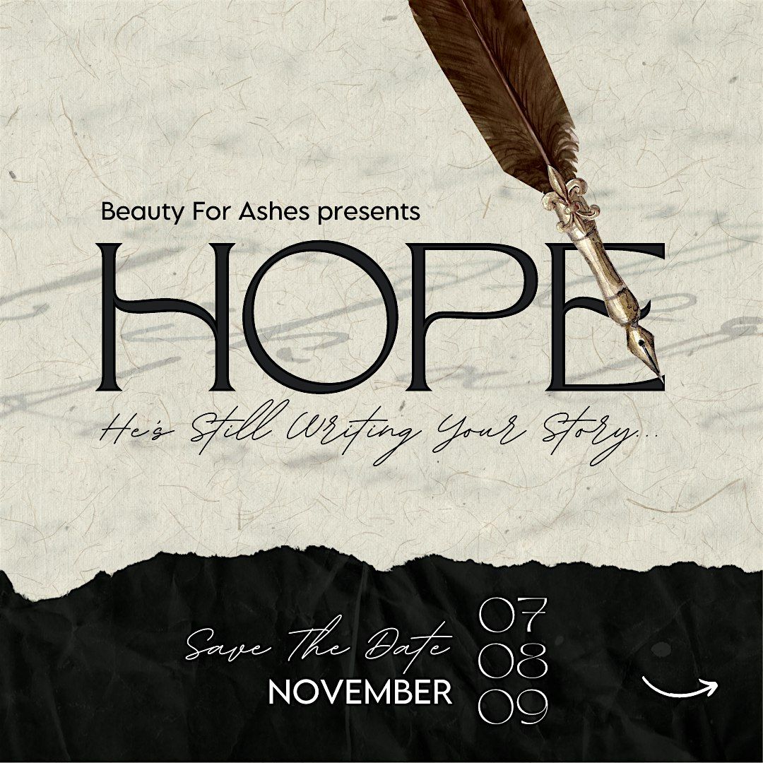 Beauty For Ashes HOPE Conference