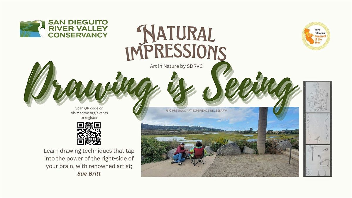 SDRVC Natural Impressions: Art in Nature - Drawing is Seeing with Sue Britt