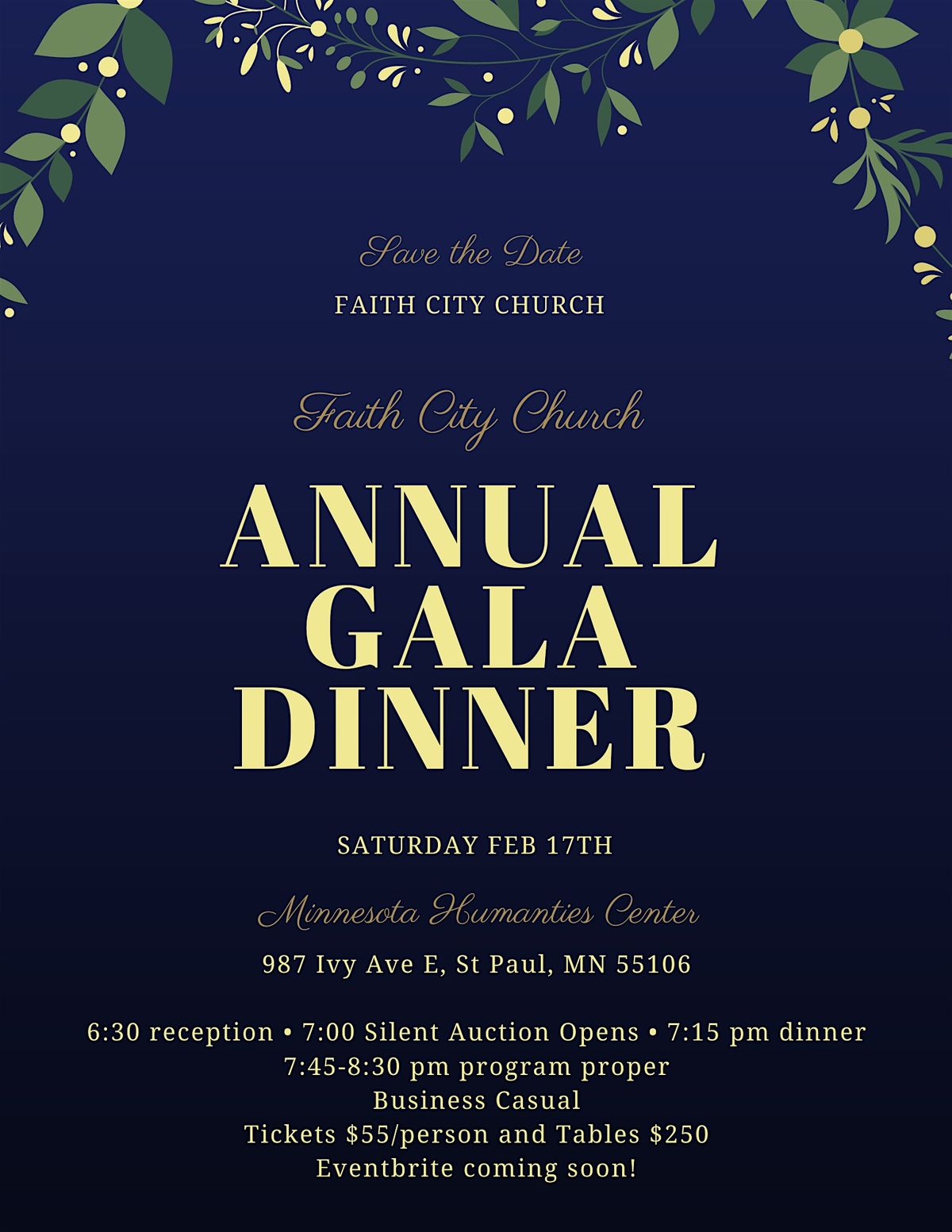 Faith City Church Spring Gala