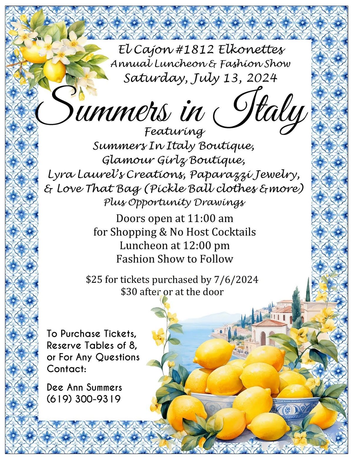 Summers in Italy Fashion Show