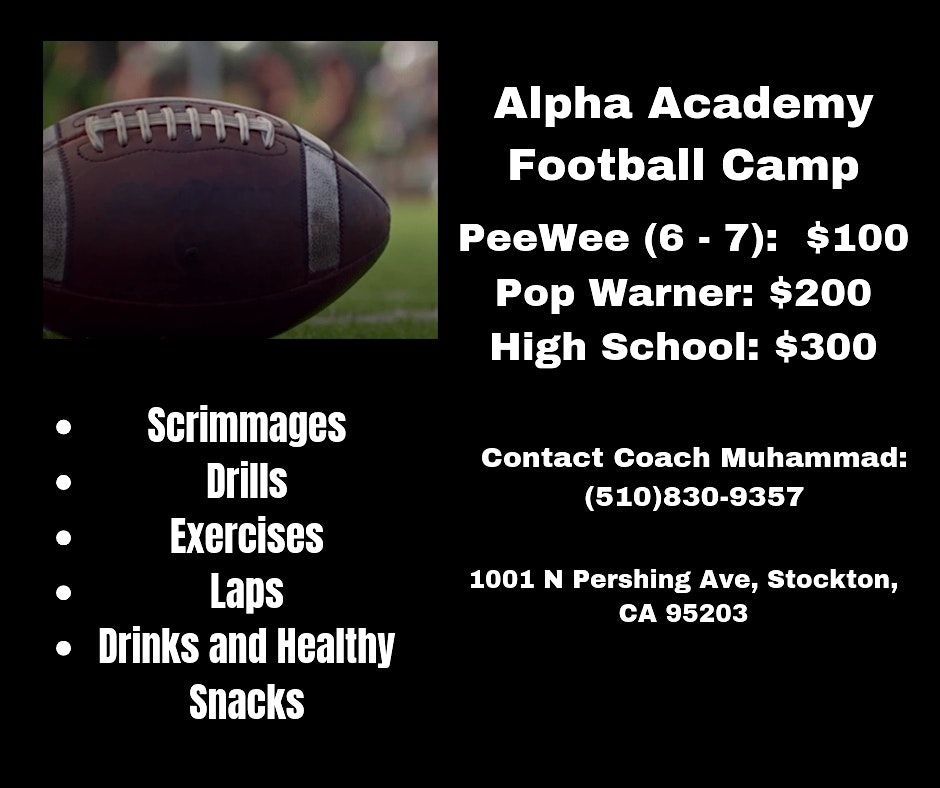 ALPHA ACADEMY FOOTBALL TRAINING CAMP