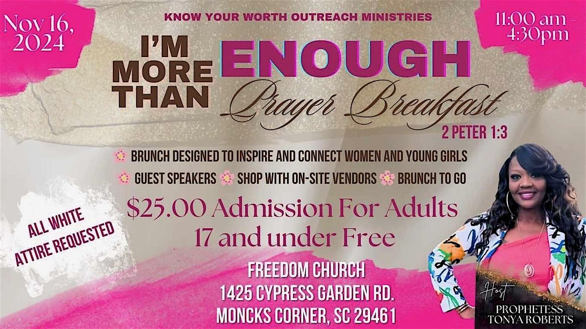 I'm More Than Enough Women's Prayer Breakfast