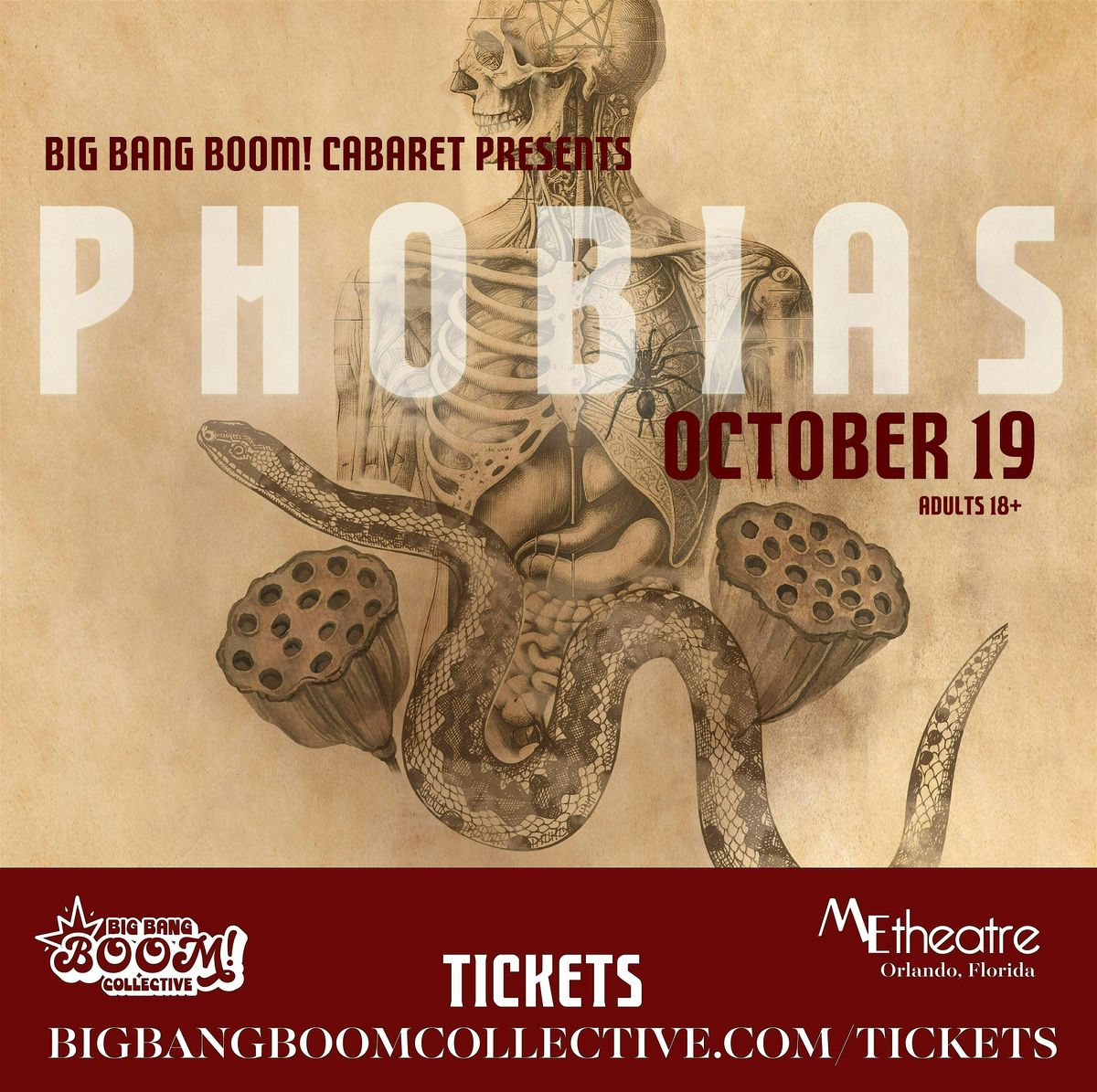 Big Bang BOOM! Cabaret presents Phobias