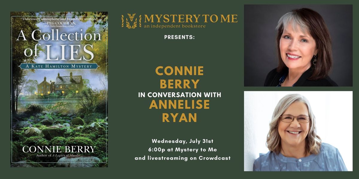 Connie Berry in Conversation with Annelise Ryan 