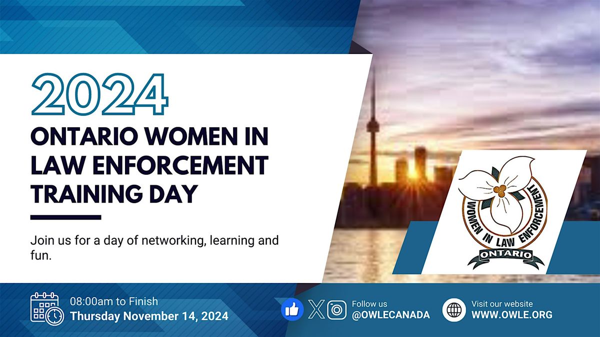 Ontario Women in Law Enforcement Training Day 2024