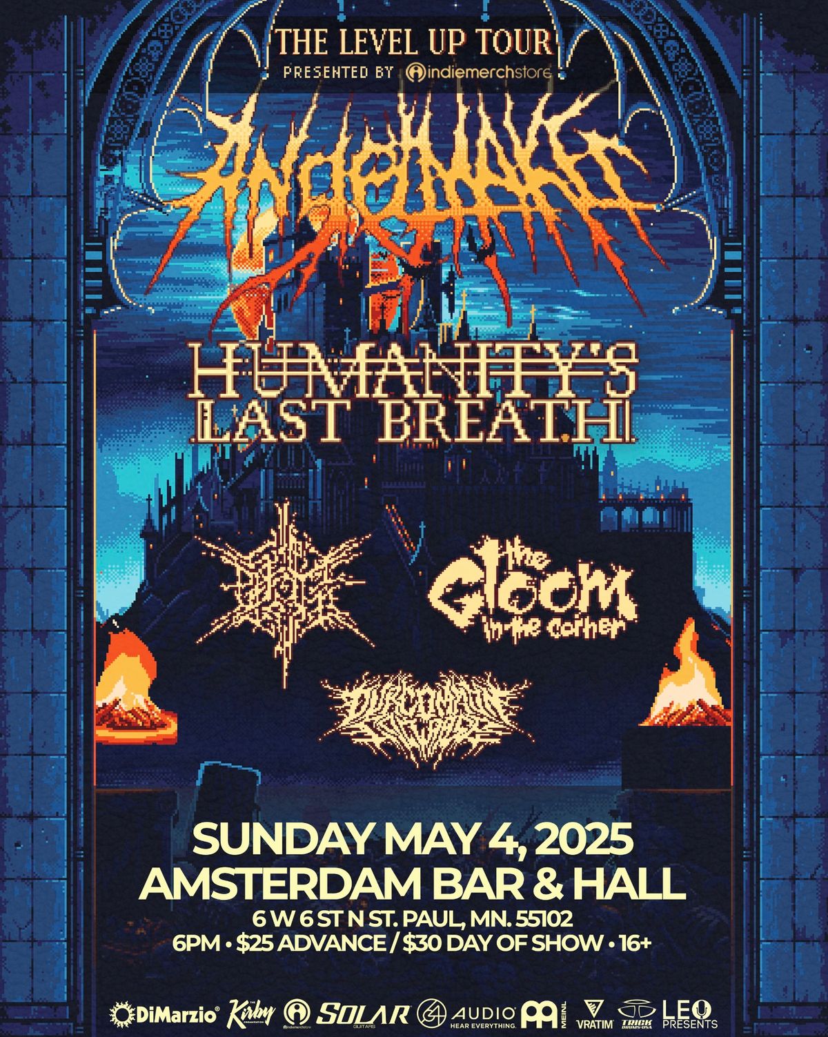 ANGELMAKER w\/ HUMANITY'S LAST BREATH, PSYCHOFRAME, THE GLOOM IN THE CORNER, OUR COMMON COLLAPSE in St. Paul