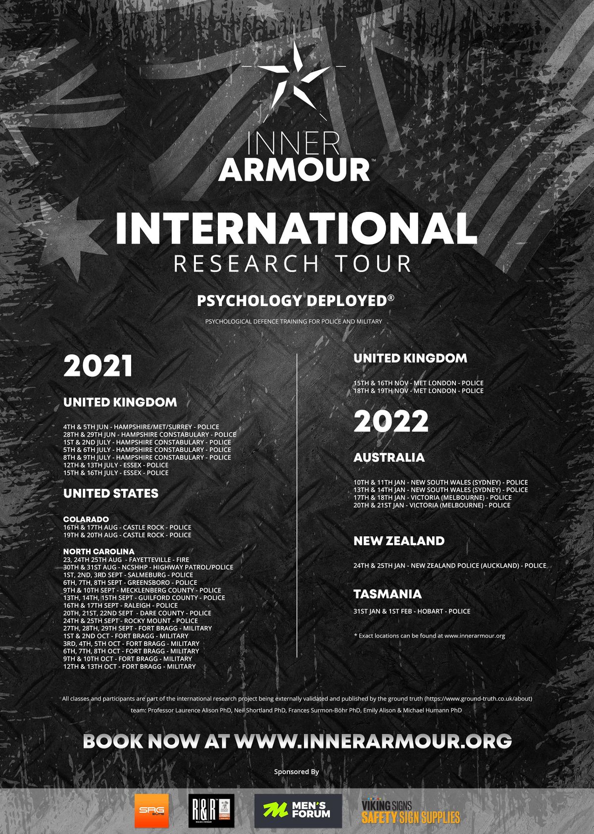 Inner Armour\u00ae\u00a0Psychology Deployed\u00ae Defence Training (CHARLOTTE-MECKLENBURG)