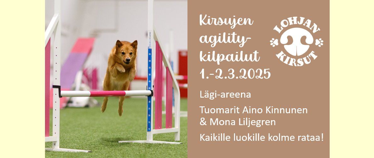 Kirsujen maaliskuun agilitykisat