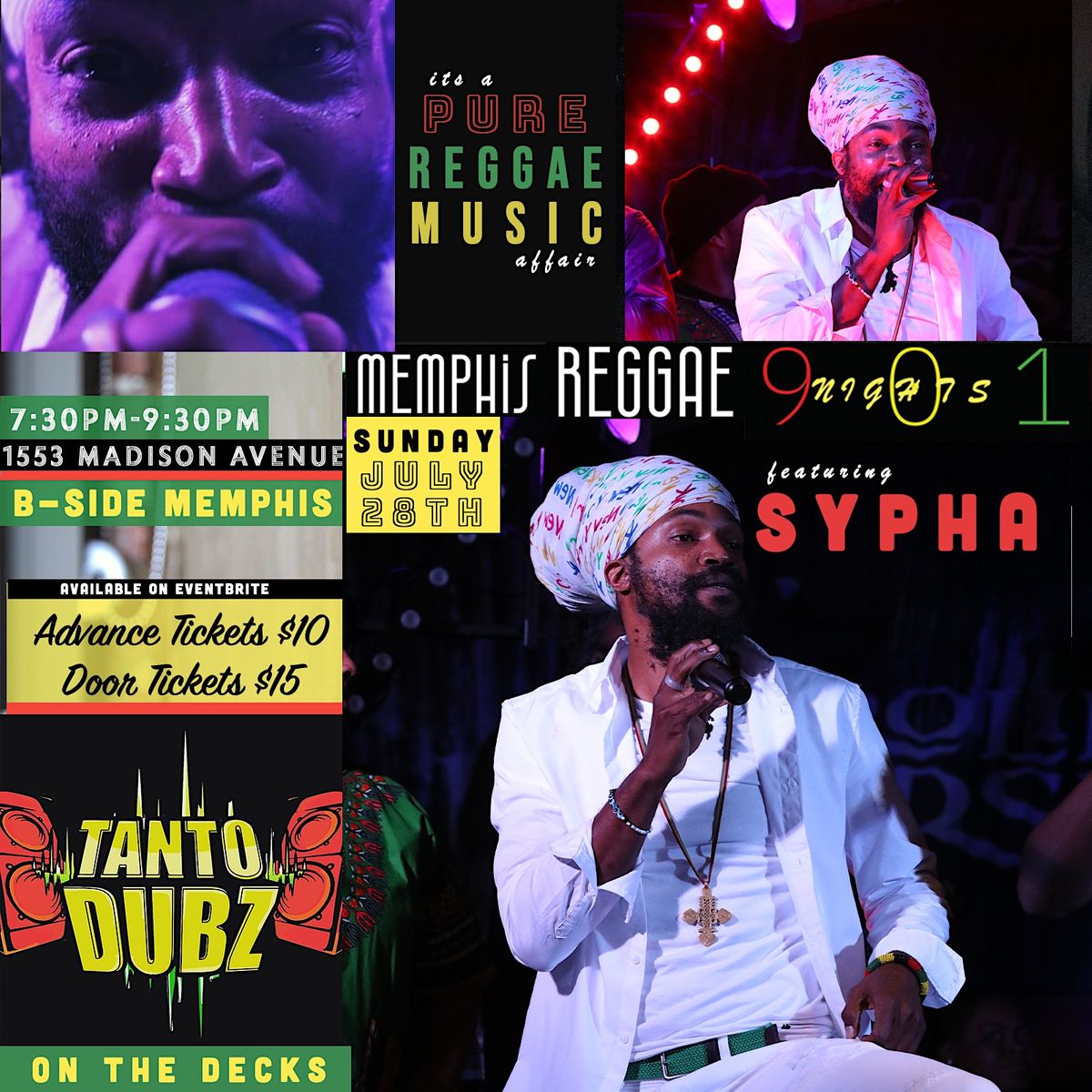 Memphis Reggae Nights feat. SYPHA and DJ Tanto Dubz