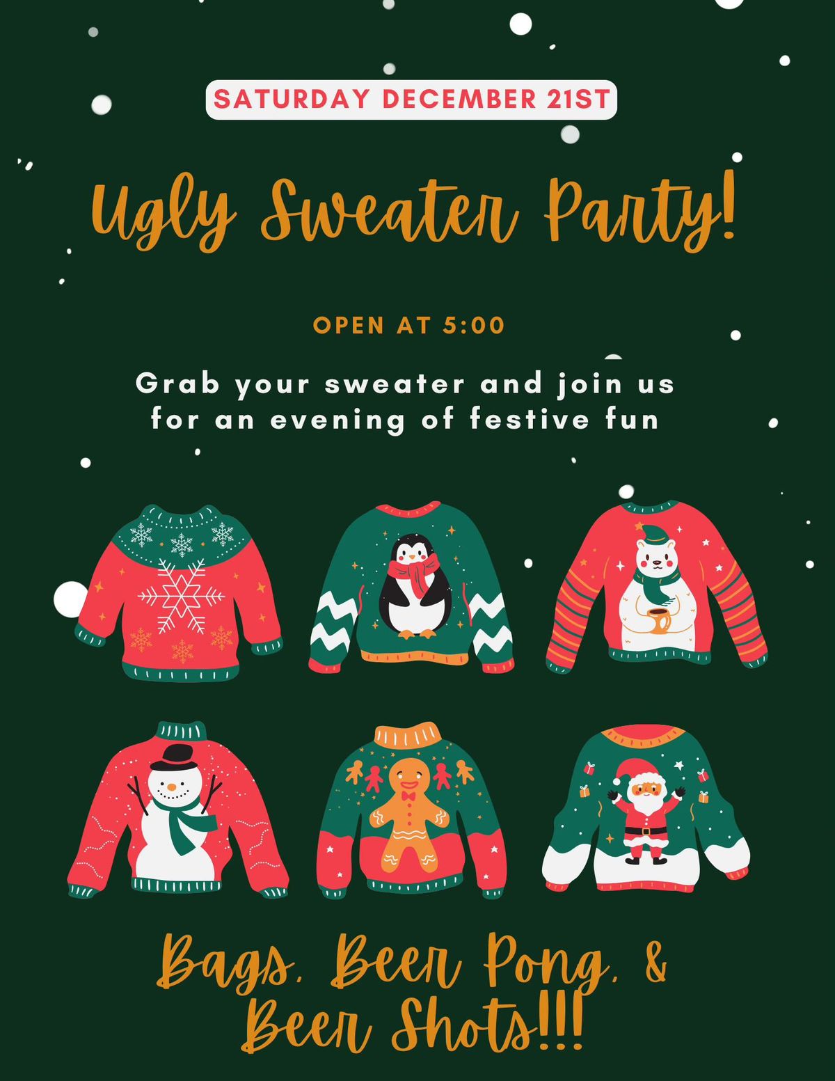 Ugly Sweater Party