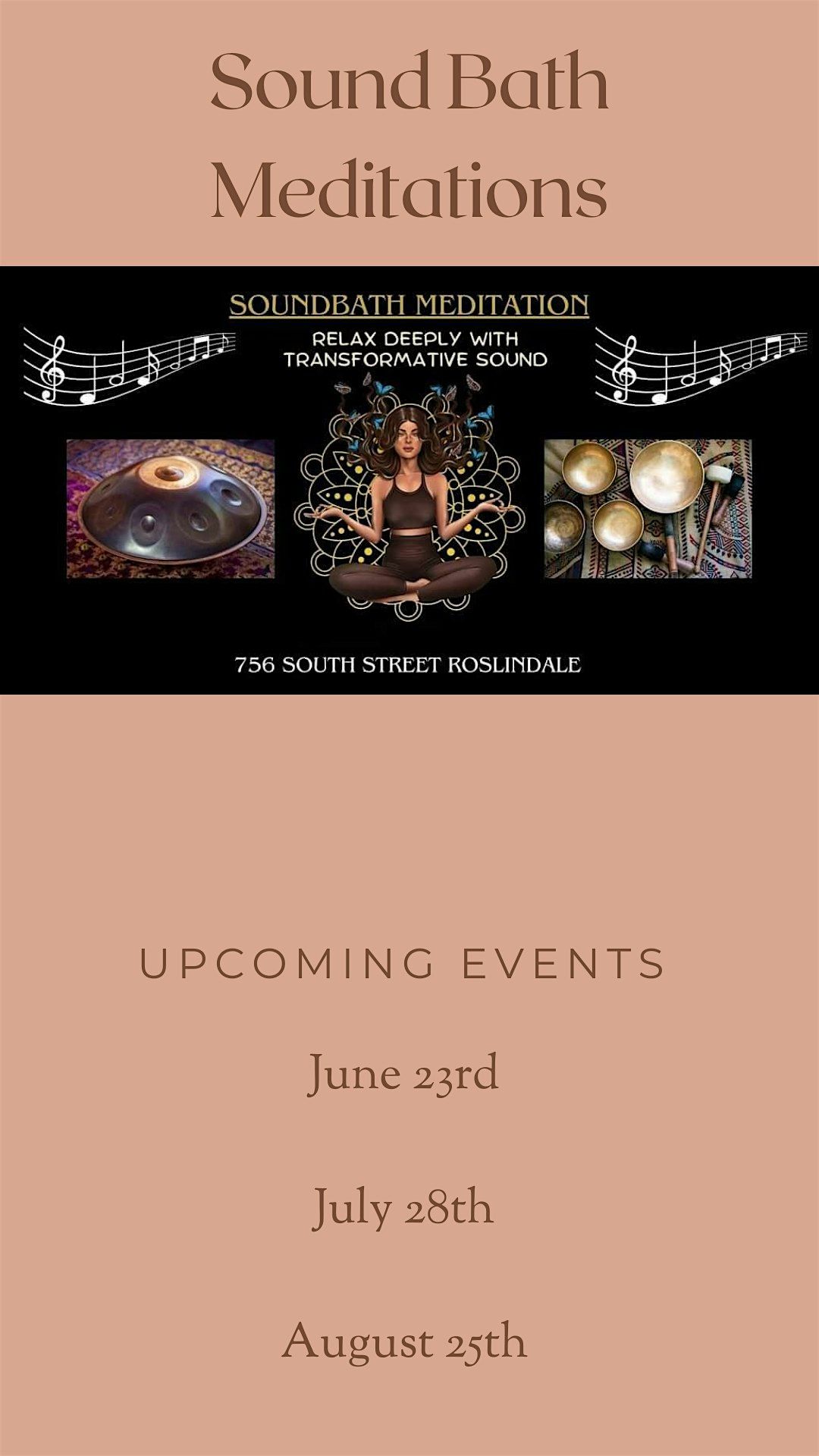 Monthly Sound Bath Meditations