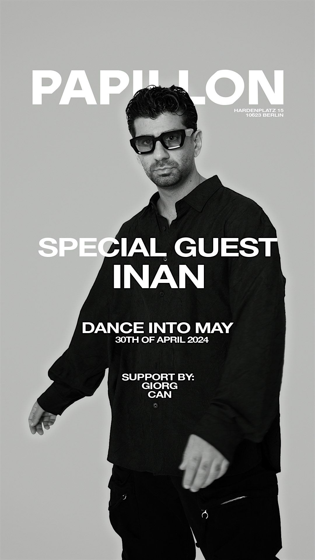 Dance into May: with our Special guest Inan
