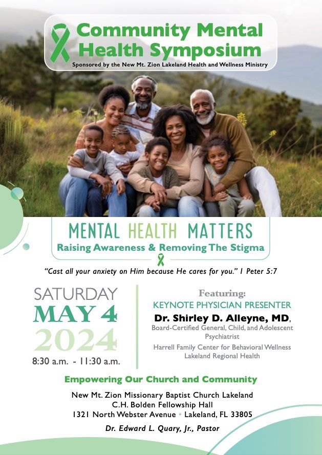 Free Community Mental Health Symposium