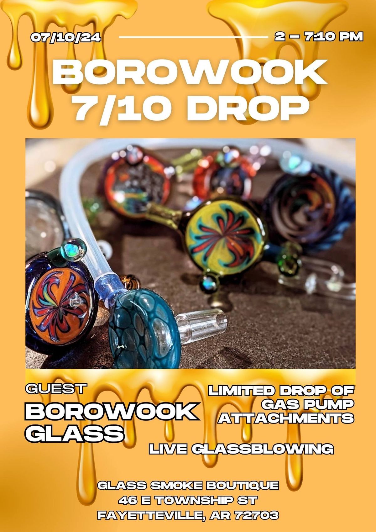 Borowook Glass 7\/10 Glassblowing Event