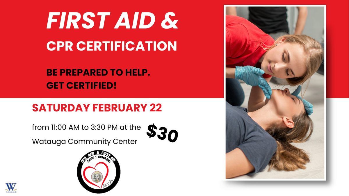 CPR & First Aid Certification