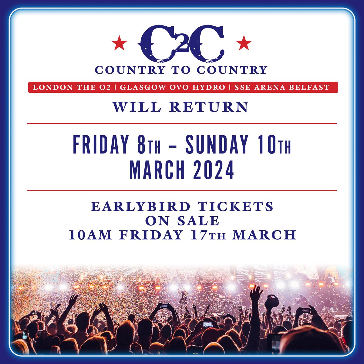 Country to Country - Sunday at OVO Hydro