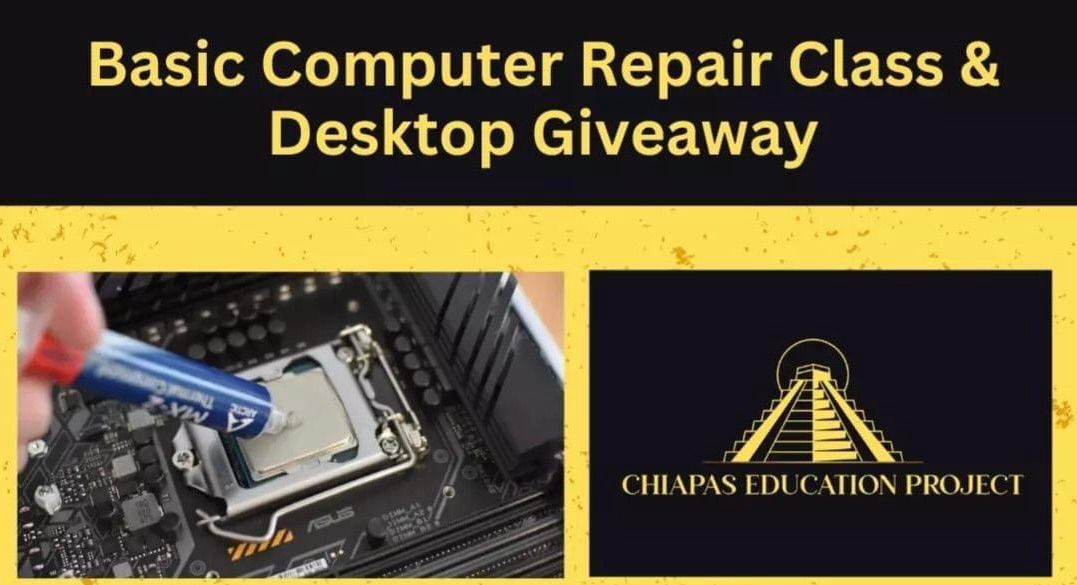 Basic Computer Repair Class & Desktop Giveaway.